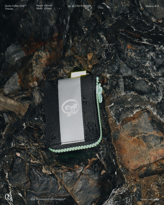 Goofy Coffee Club Vibram Card Wallet - ROCK