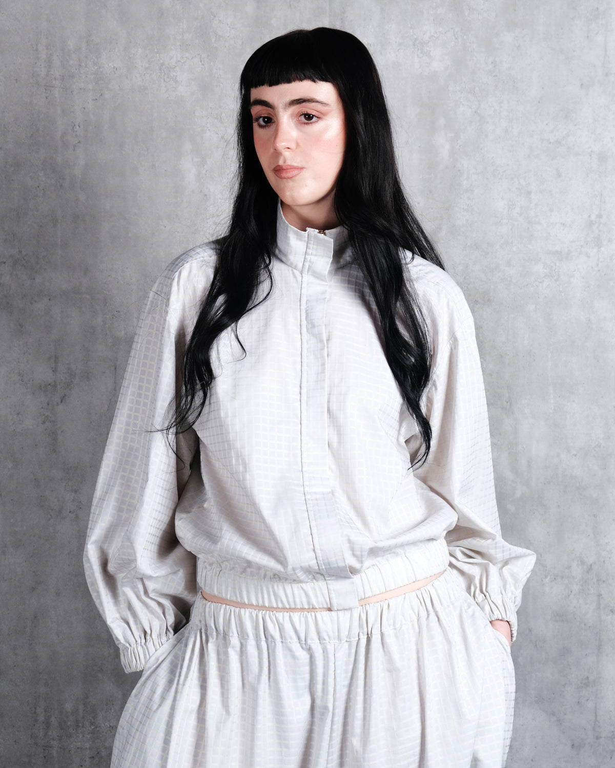 Aelahn "Malek" Check Jacket - Butter Yellow SS26
