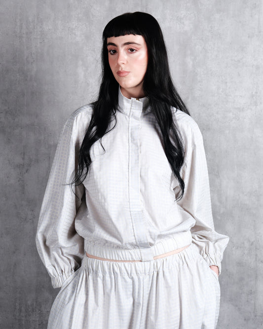 Aelahn "Malek" Check Jacket - Butter Yellow SS26