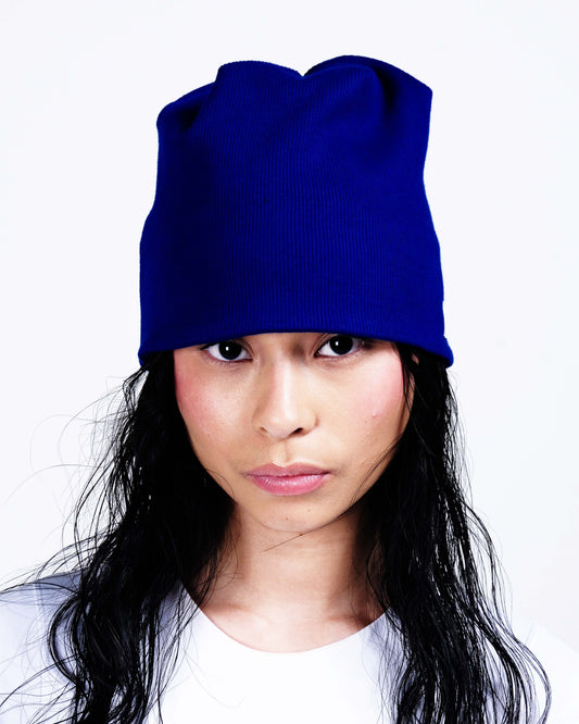 Potplantclub Ribbed Beanie - Blue AW26