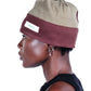 Potplantclub Split Ribbed Beanie - Brown/Green AW26