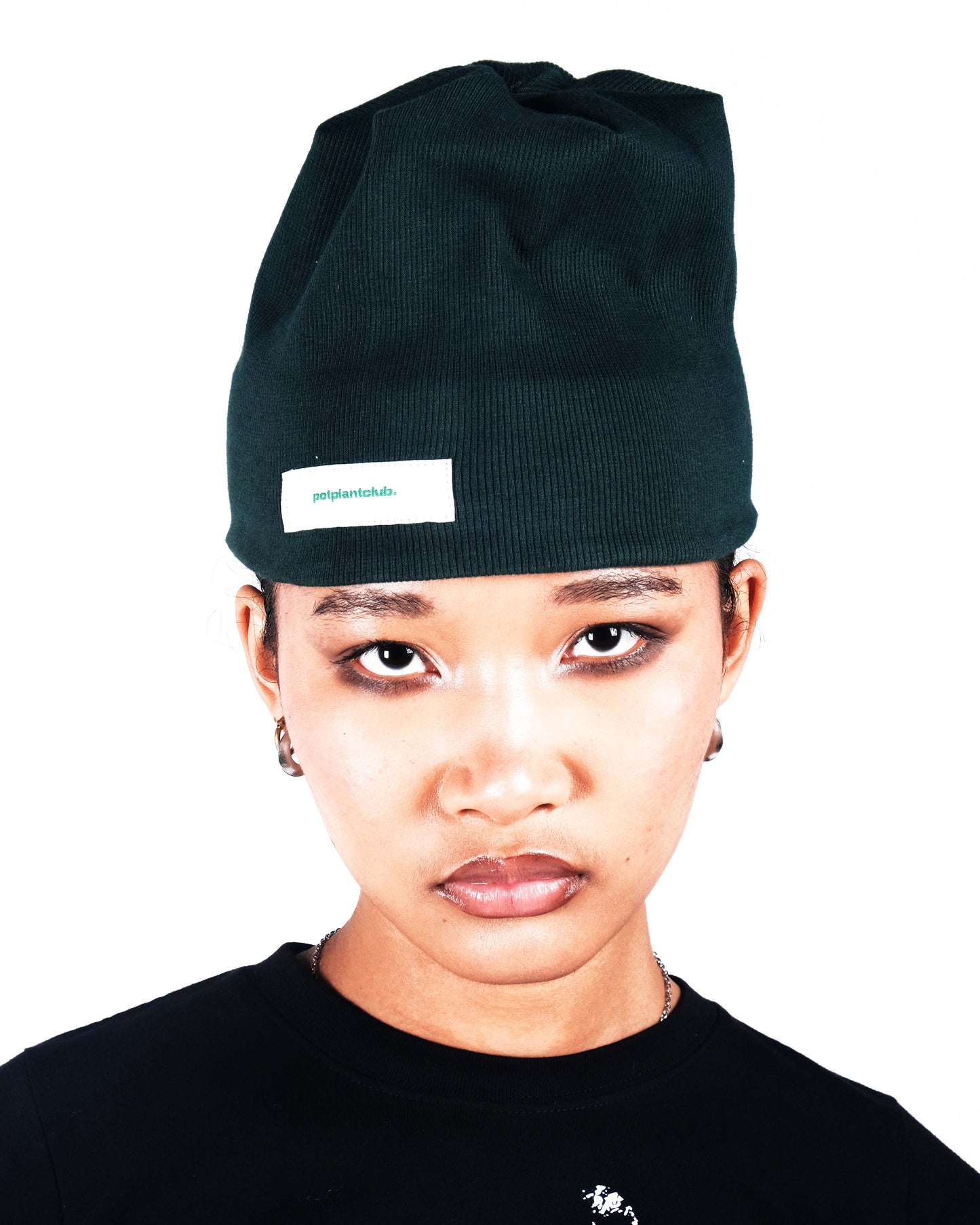Potplantclub Ribbed Beanie - Green AW26