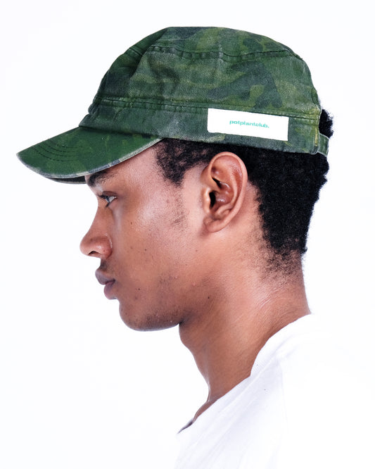 Potplantclub Painter's Cap - Green Camo AW26