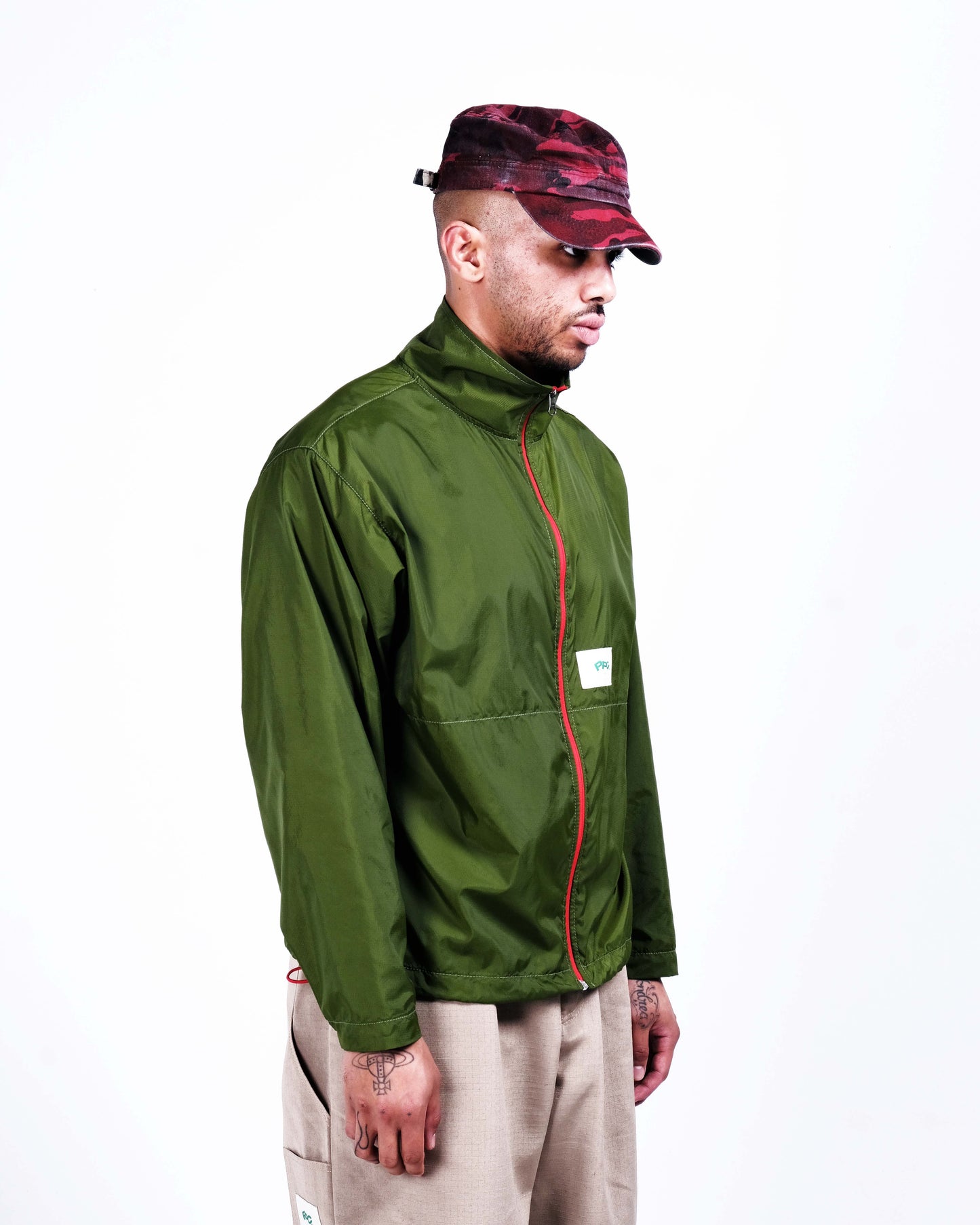 Potplantclub Ripstop Nylon Jacket - Olive  AW26