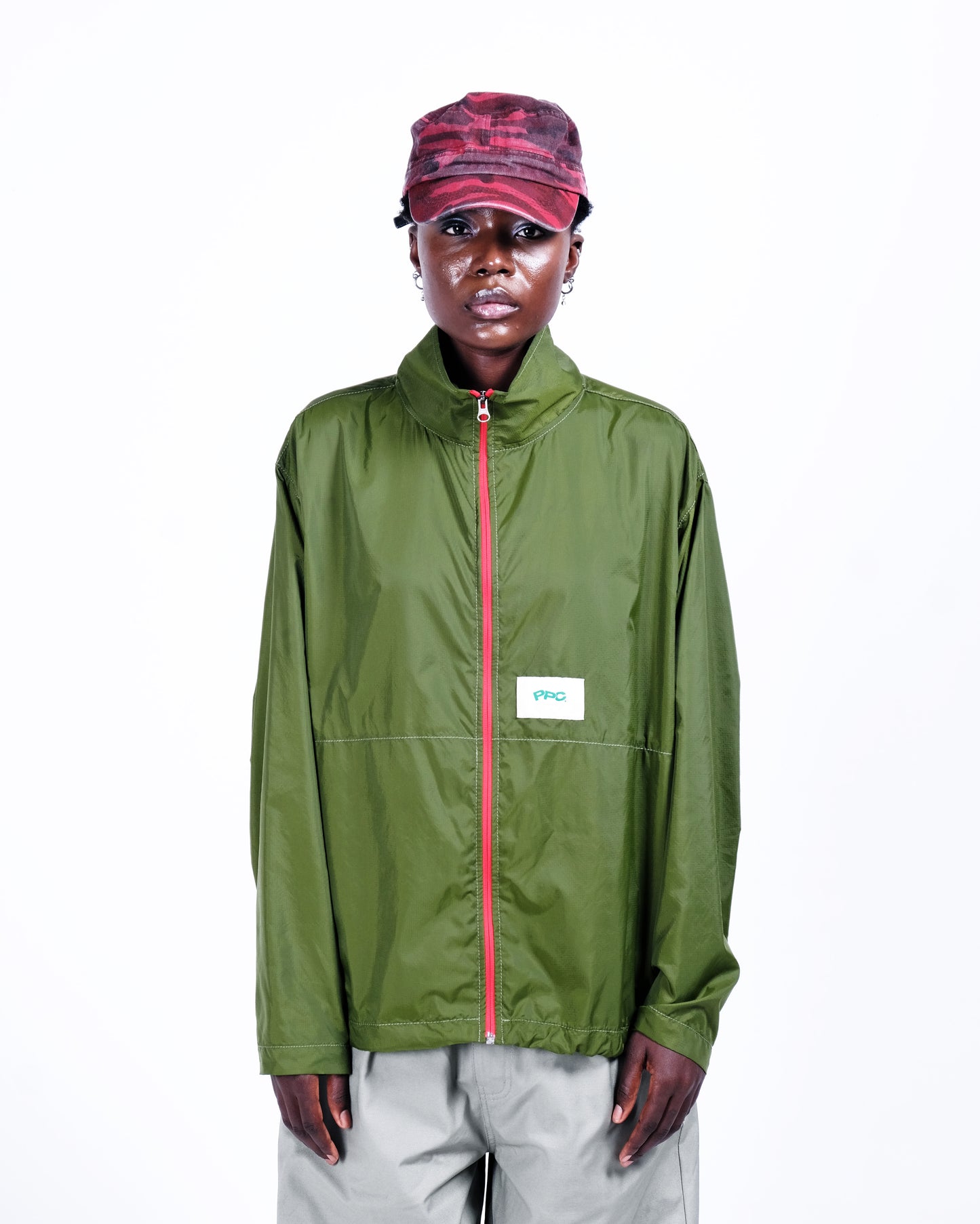 Potplantclub Ripstop Nylon Jacket - Olive  AW26