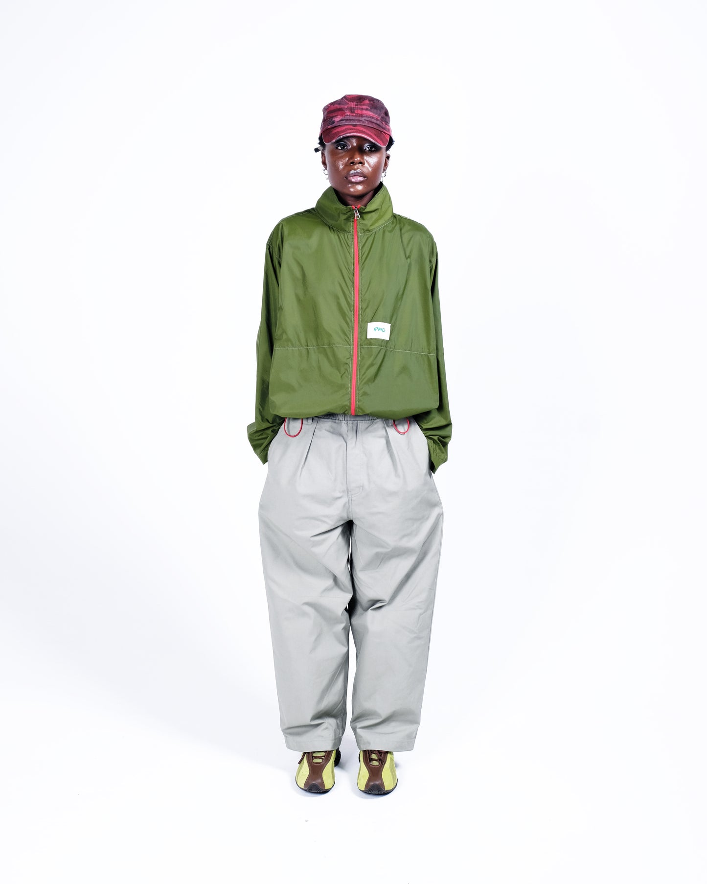 Potplantclub Ripstop Nylon Jacket - Olive  AW26