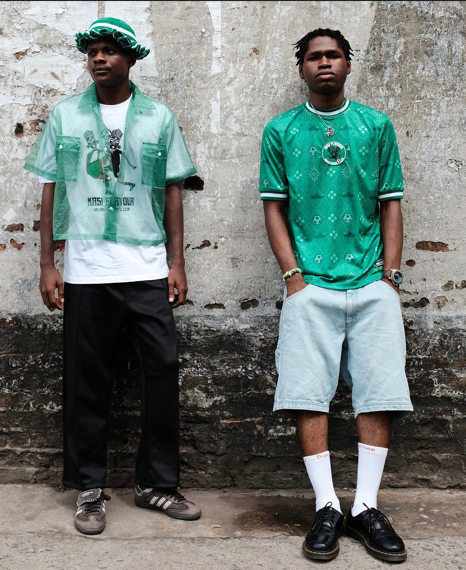 Kasi Flavour Naija Football Jersey - Green