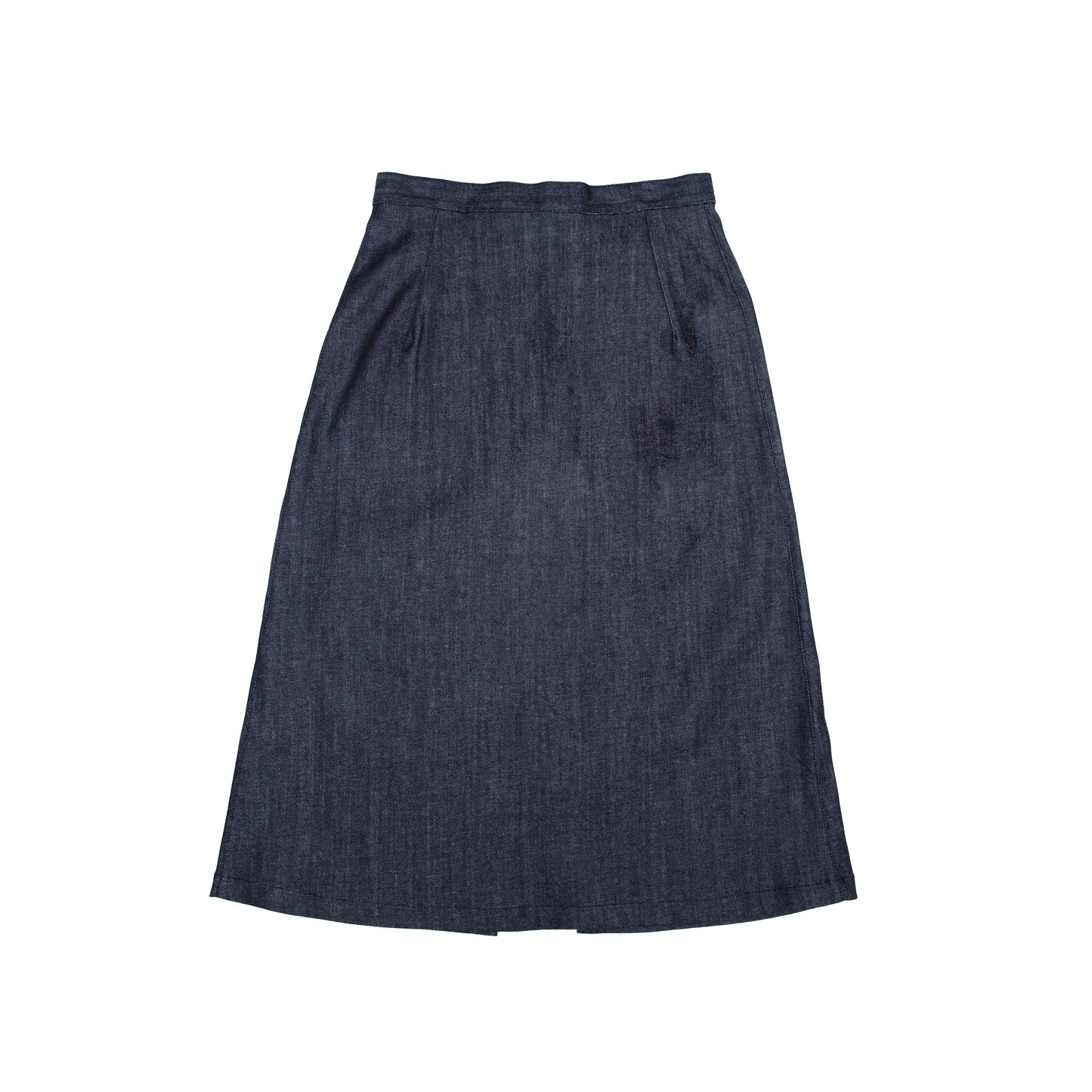 Aelahn GINA Denim Wrap Skirt - Navy