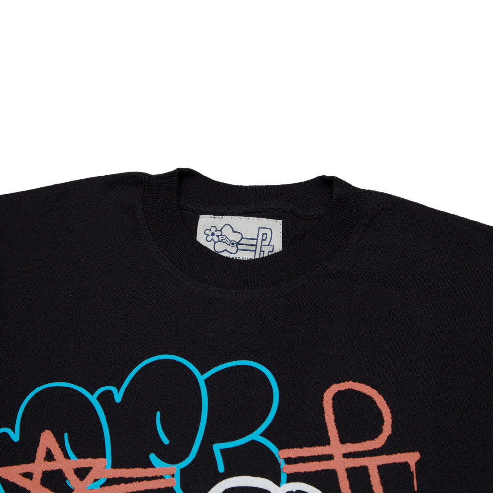 Precious Plant Club Graffiti T-shirt - Black