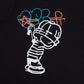Precious Plant Club Graffiti T-shirt - Black