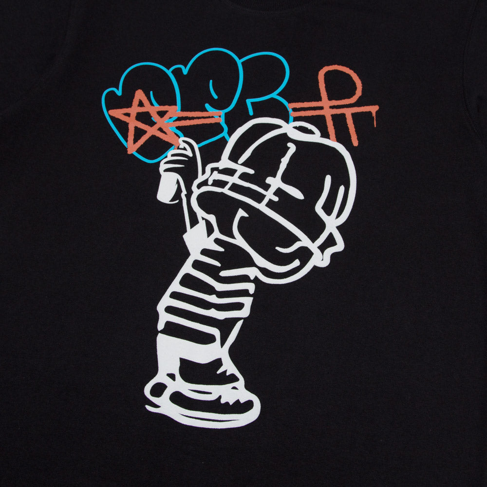 Precious Plant Club Graffiti T-shirt - Black