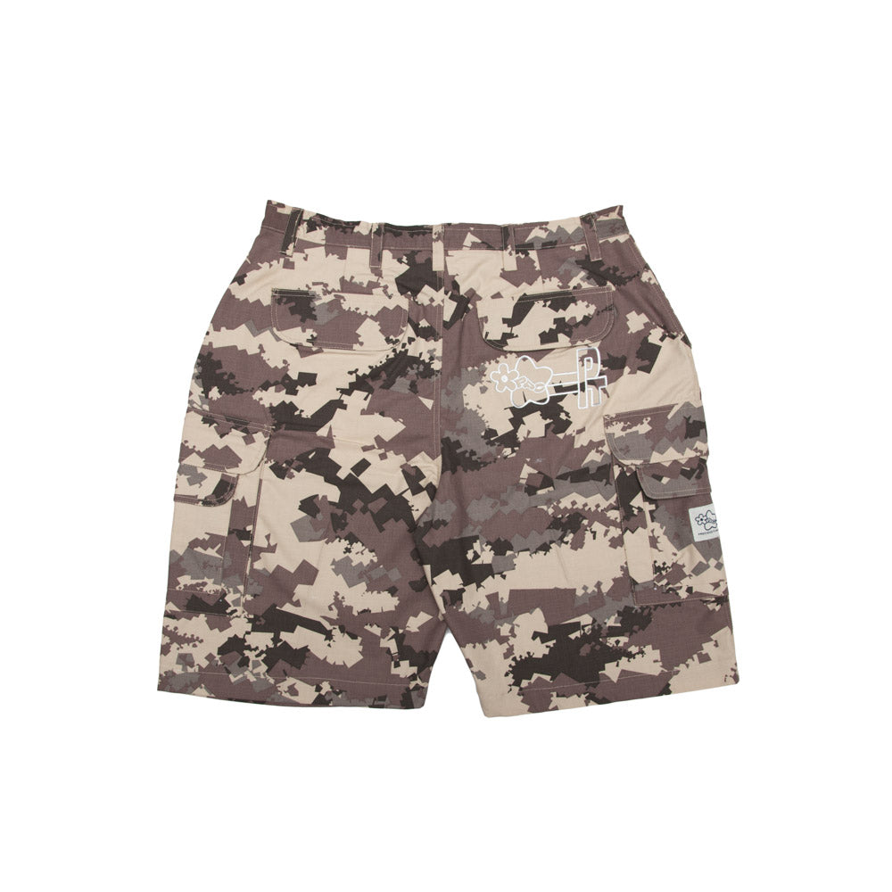 Precious Plant Club Cargo Shorts - Camo