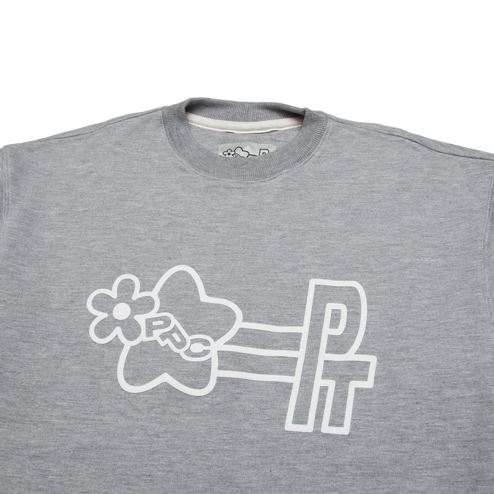Precious Plant Club Core Logo Crew Neck - Grey