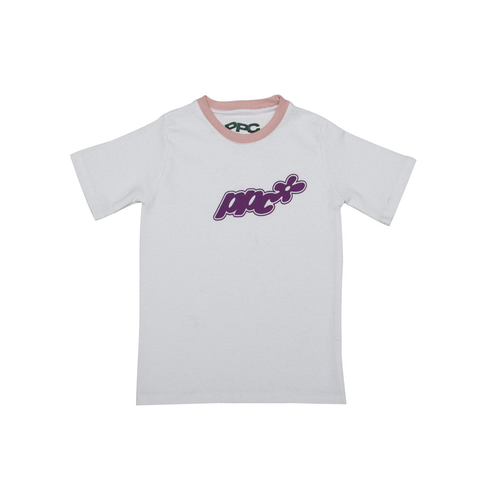 Pot Plant Club Power Puff Logo  Baby T-shirt - White