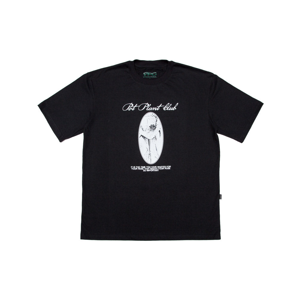Pot Plant Club Your Rose T-shirt - Black