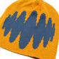 PPC SOUND powered by Spotify "Sound Wave" Skull Beanie - Yellow/ Blue
