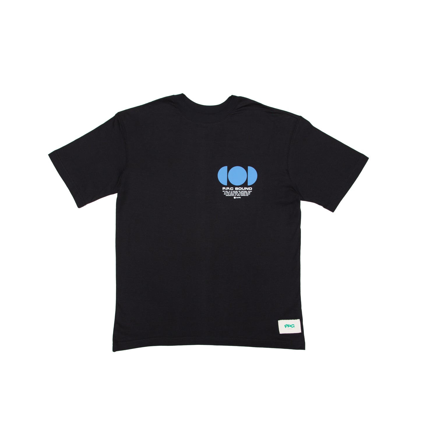 “PPC SOUND powered by Spotify "PPC Crew" T-shirt - Black