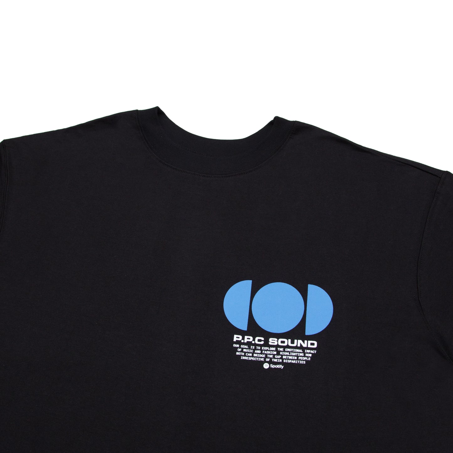 “PPC SOUND powered by Spotify "PPC Crew" T-shirt - Black