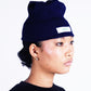 Potplantclub "PPCSTAPLES002" Ribbed Beanie - Navy AW26
