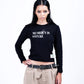 Potplantclub "No Mercy" T-shirt (W)  - Black  AW26