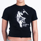 Potplantclub "No Mercy" Graphic  T-shirt (W) - Black AW26
