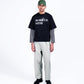 Potplantclub "No Mercy" Striped Under T-shirt - Black/White AW26