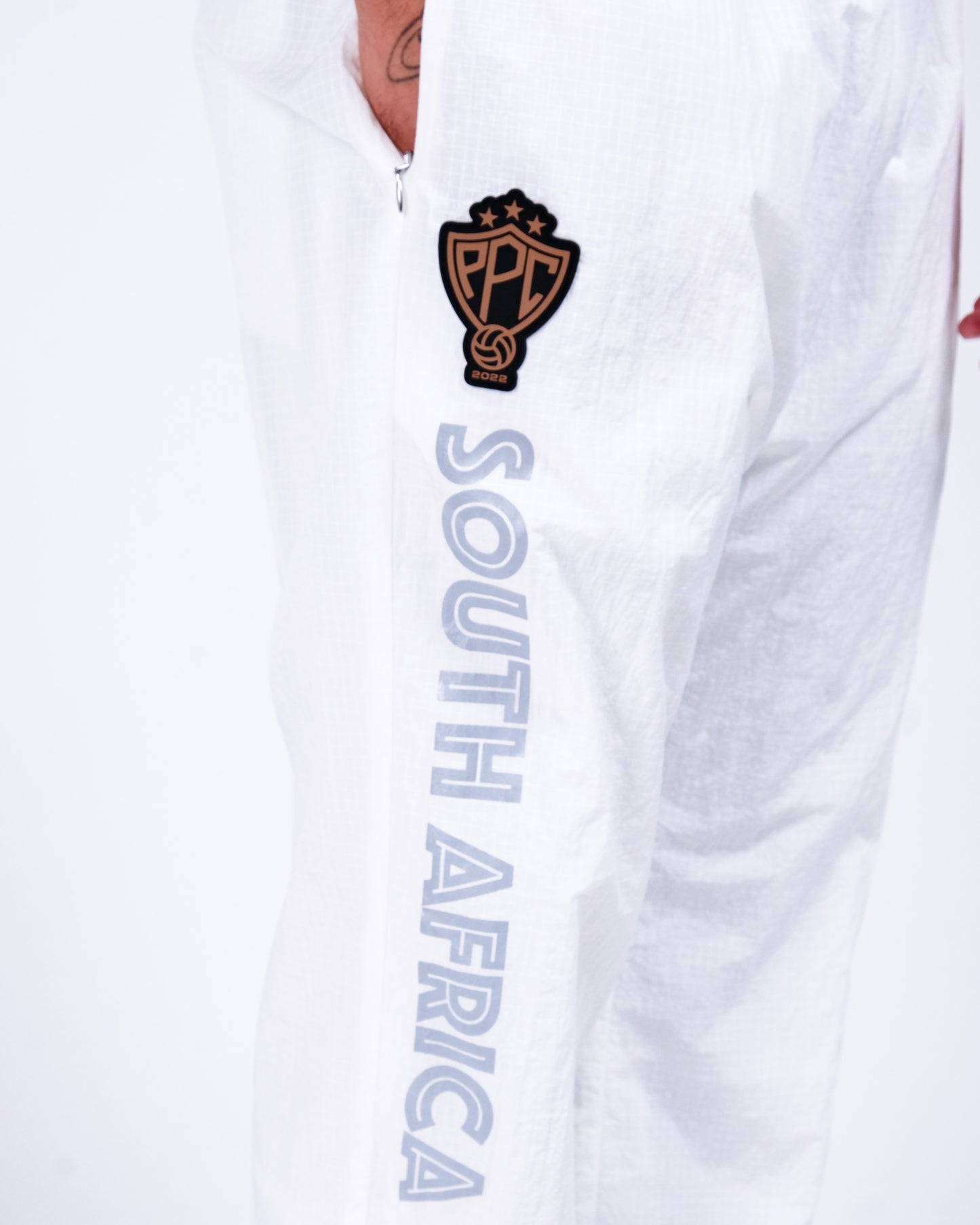 PT x PPC South Africa Track Pants- White/ Green