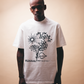Pot Plant Club "Let The Light In" T-shirt - Cream