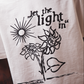Pot Plant Club "Let The Light In" T-shirt - Cream