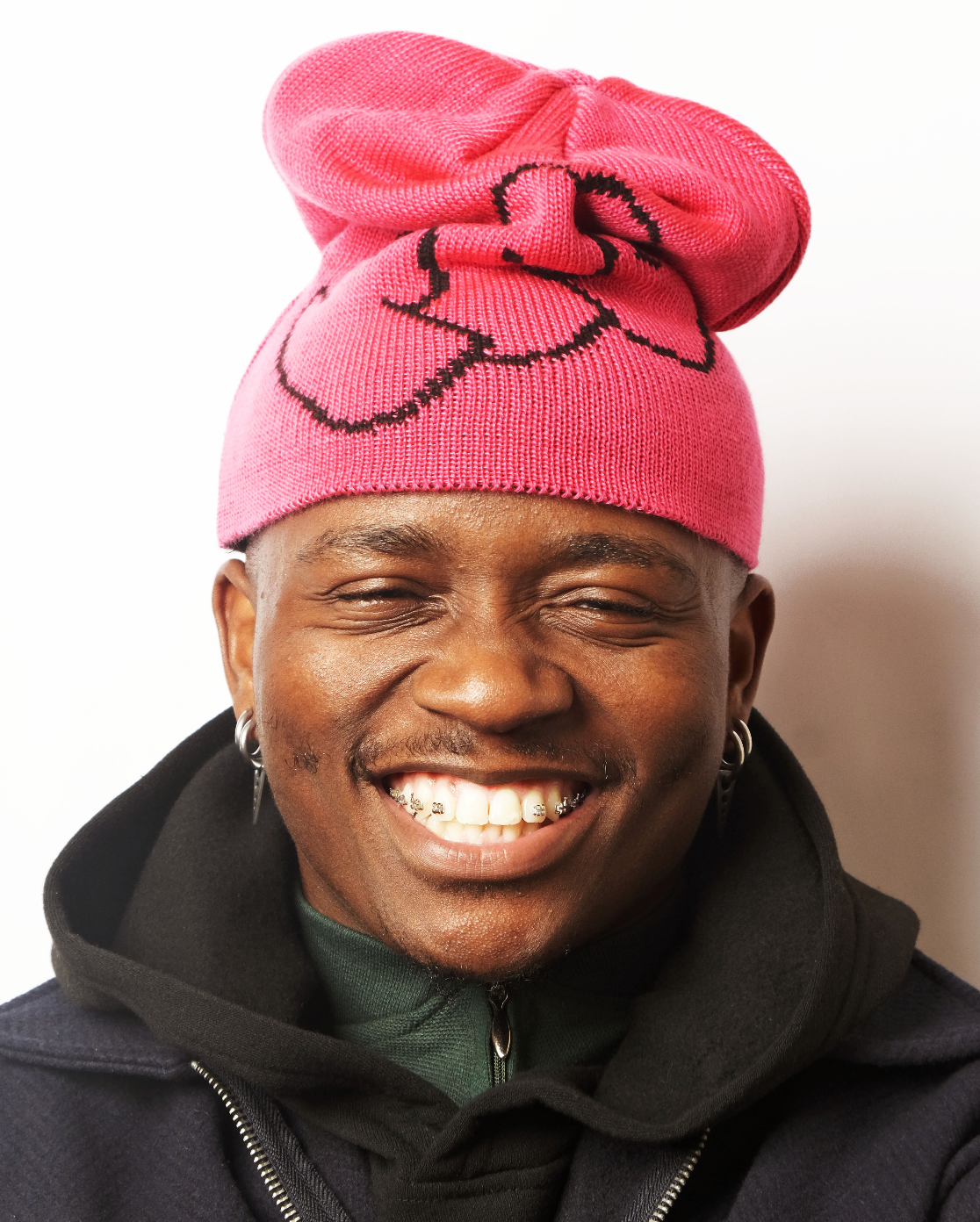 Pot Plant Club Skull Beanie - Cerise