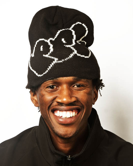 Pot Plant Club Skull Beanie - Black