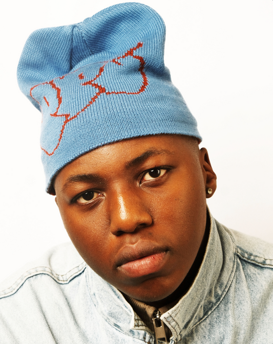 Pot Plant Club Skull Beanie - Blue