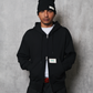 Potplantclub "PPCSTAPLES002" Zip-up Hoodie - Black