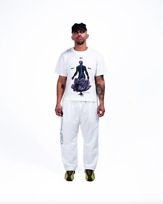 Potplantclub "Mind, Body and Whole" T-shirt - White AW26