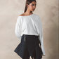 Aelahn "Jelita" Denim Skirt - Navy SS26