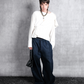 Aelahn "Bulma" Drawstring Jeans - Navy SS26