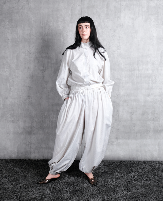Aelahn "Malek" Check Pants - Butter Yellow SS26