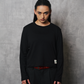 Potplantclub "PPCSTAPLES002" Long Sleeve T-shirt (W) - Black