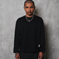 Potplantclub "PPCSTAPLES002" Long Sleeve T-shirt (M) - Black