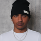 Potplantclub "PPCSTAPLES002" Ribbed Beanie - Black