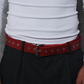 Pot Plant Club Leather Belt - Red