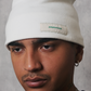 Potplantclub "PPCSTAPLES002" Ribbed Beanie - White