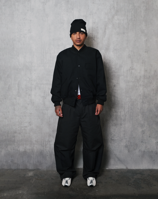 Potplantclub "Denim" Bomber Jacket - Charcoal