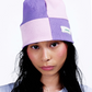 Potplantclub Split Ribbed Beanie - Purple/ Pink AW26